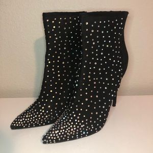 Sparkly black forever 21 heels